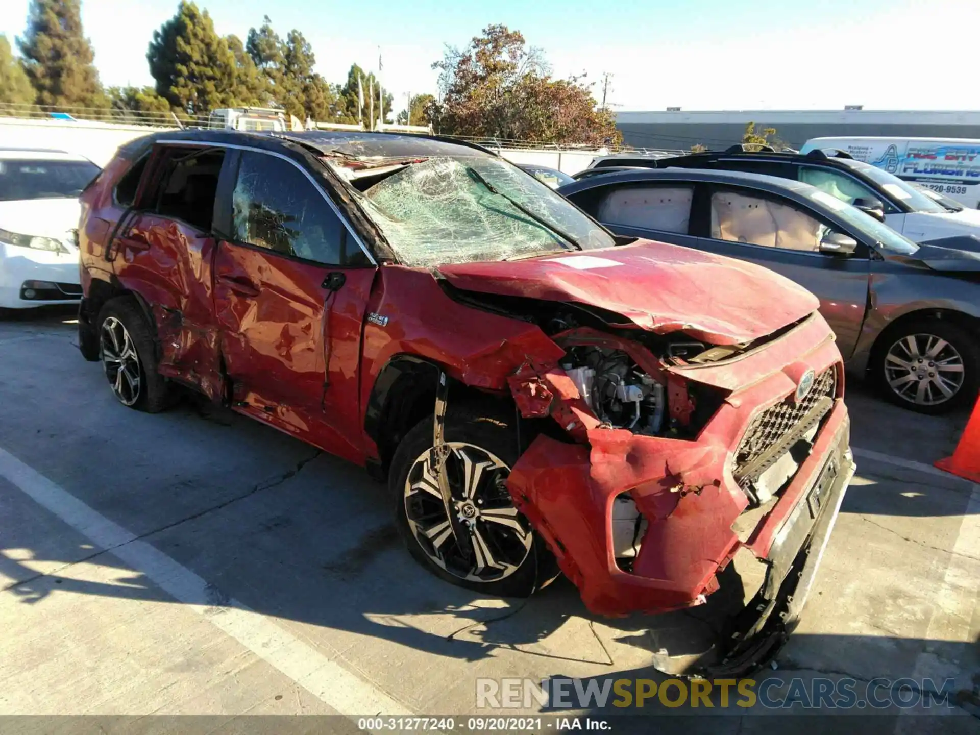 1 Photograph of a damaged car JTMFB3FV3MD010805 TOYOTA RAV4 PRIME 2021