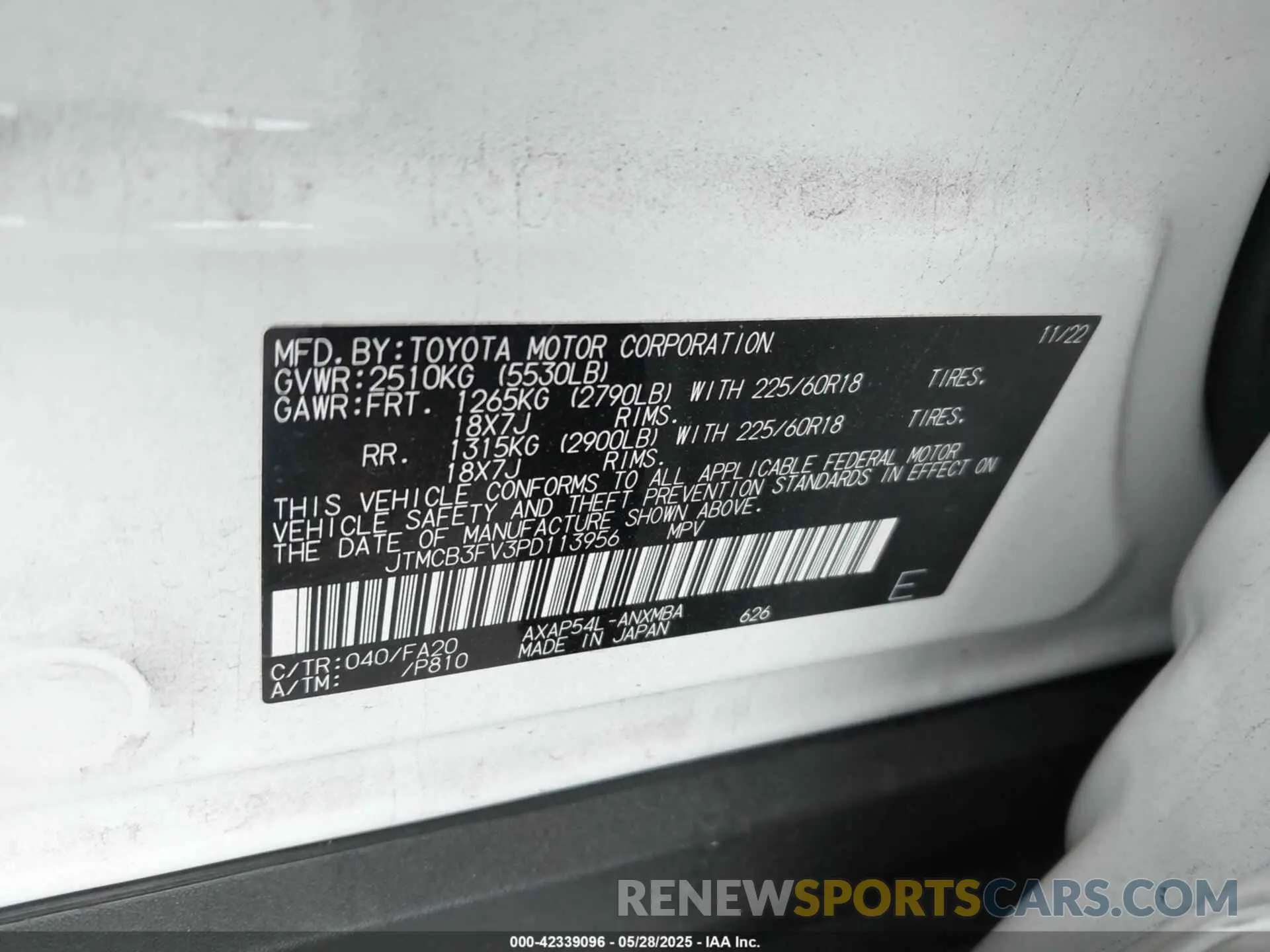 9 Photograph of a damaged car JTMCB3FV3PD113956 TOYOTA RAV4 PRIME 2023