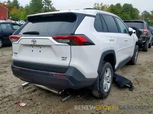 4 Photograph of a damaged car 2T3P1RFV1KC035469 TOYOTA RAV4 XLE 2019