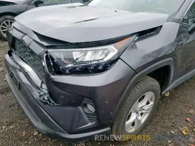 9 Photograph of a damaged car 2T3P1RFV9KC009539 TOYOTA RAV4 XLE 2019