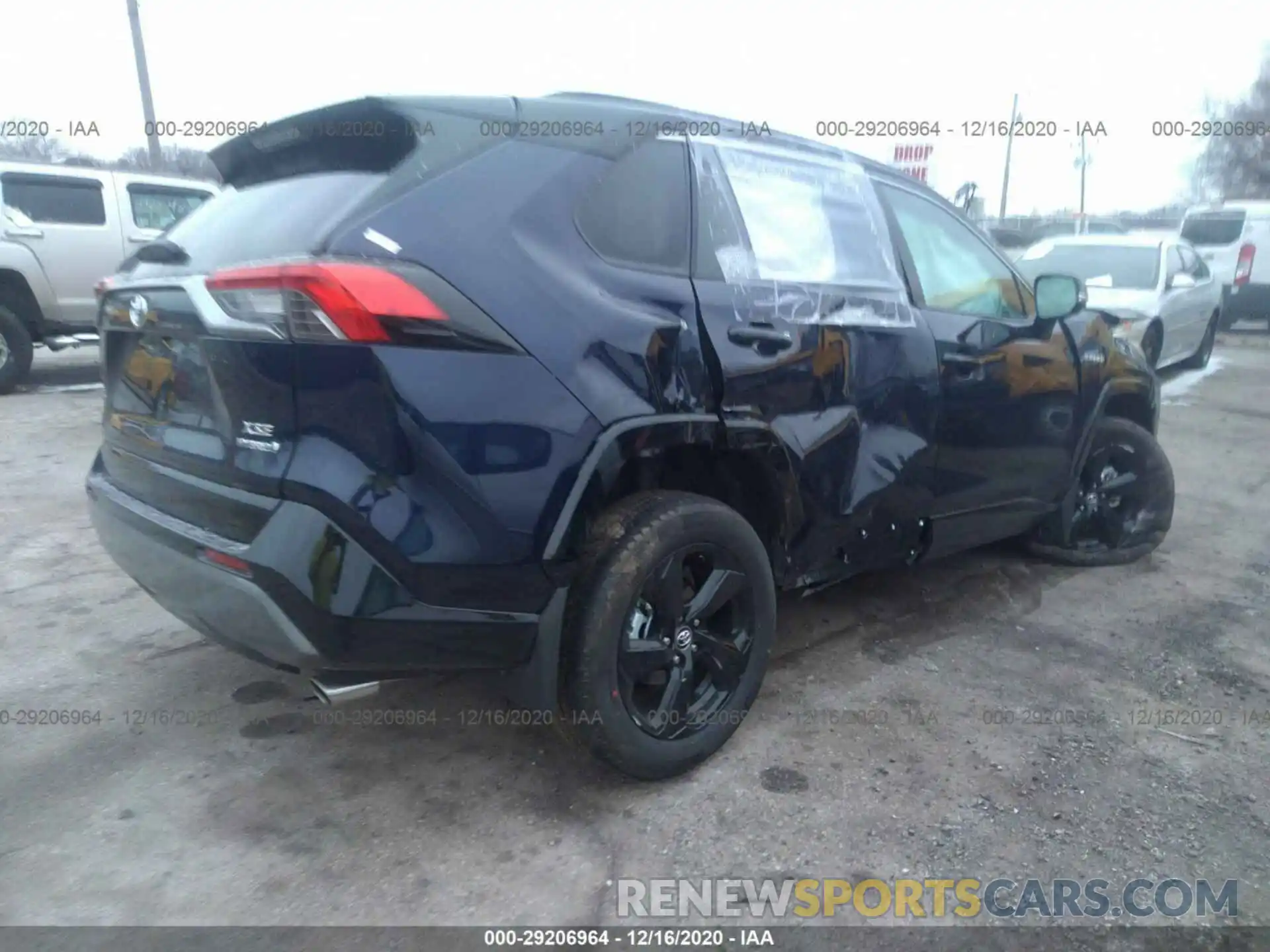 4 Photograph of a damaged car 2T3E6RFV5MW005806 TOYOTA RAV4 XSE 2021