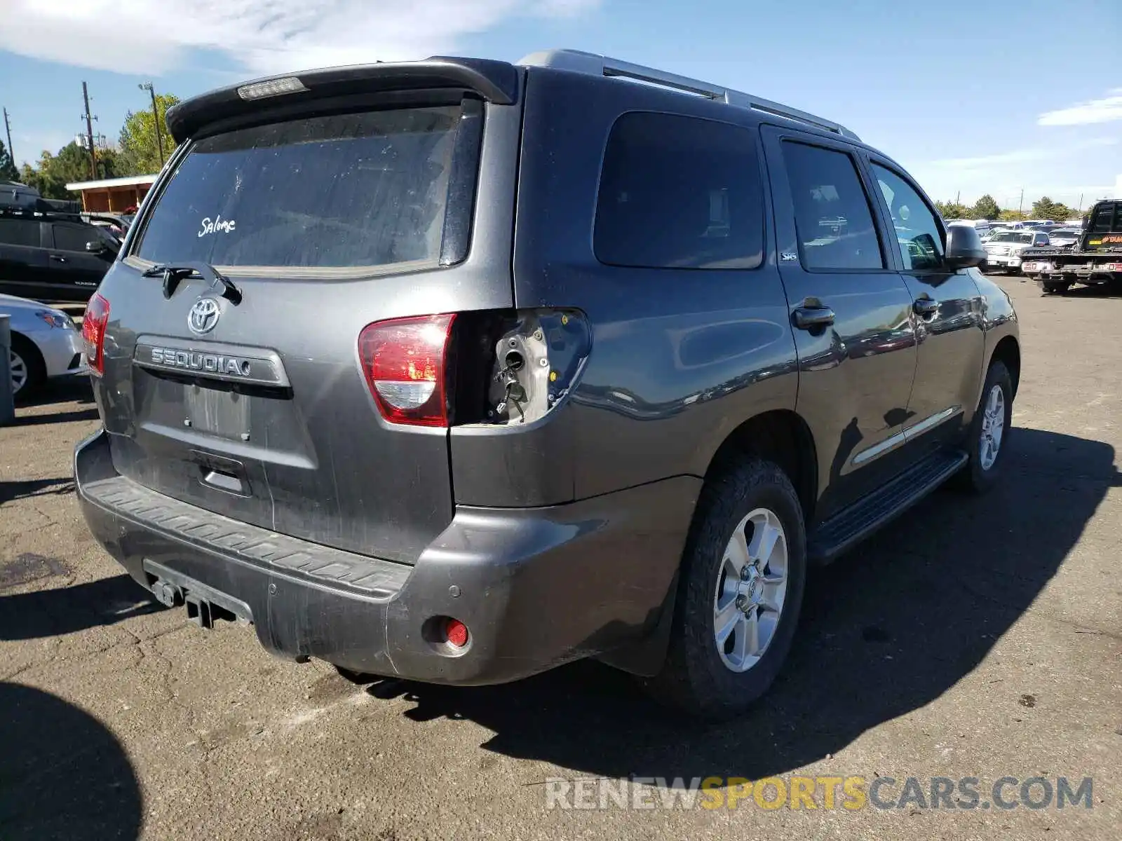 4 Photograph of a damaged car 5TDBY5G10KS169741 TOYOTA SEQUOIA 2019