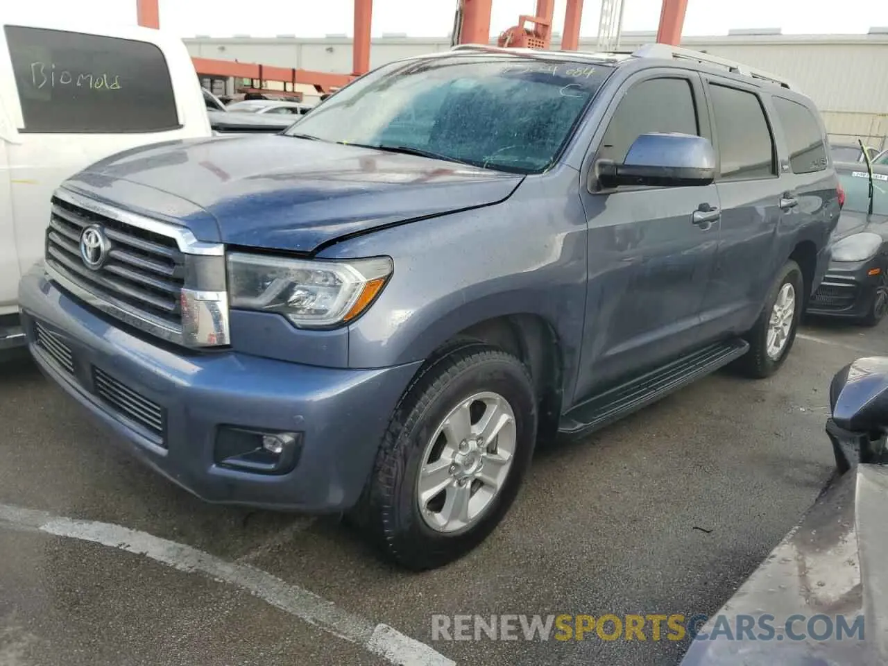 1 Photograph of a damaged car 5TDBY5G11KS174849 TOYOTA SEQUOIA 2019