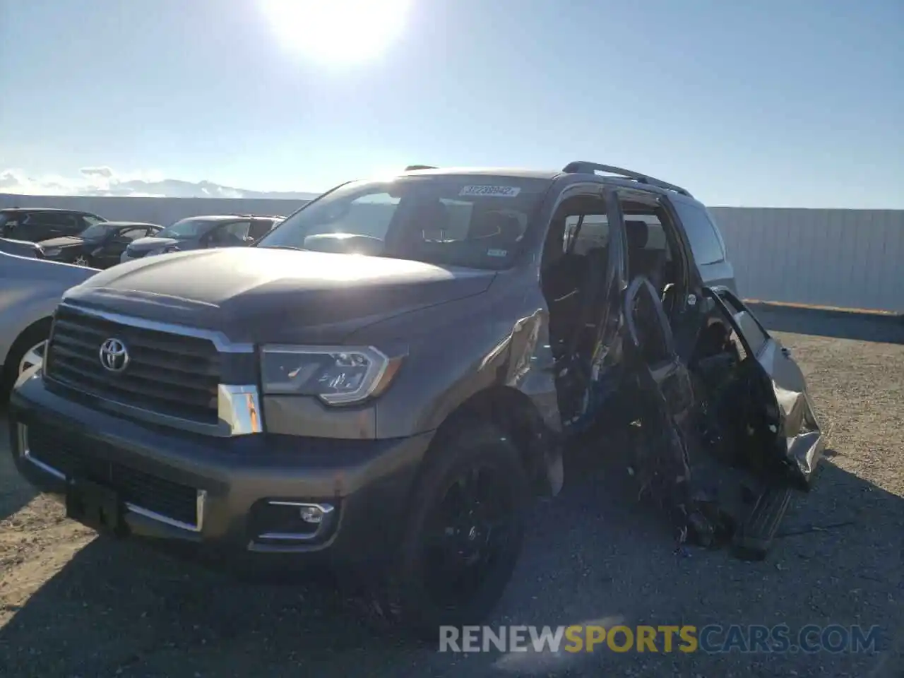 2 Photograph of a damaged car 5TDBY5G12KS165707 TOYOTA SEQUOIA 2019