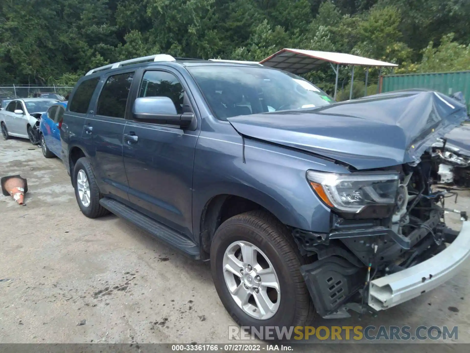 1 Photograph of a damaged car 5TDBY5G12KS168672 TOYOTA SEQUOIA 2019