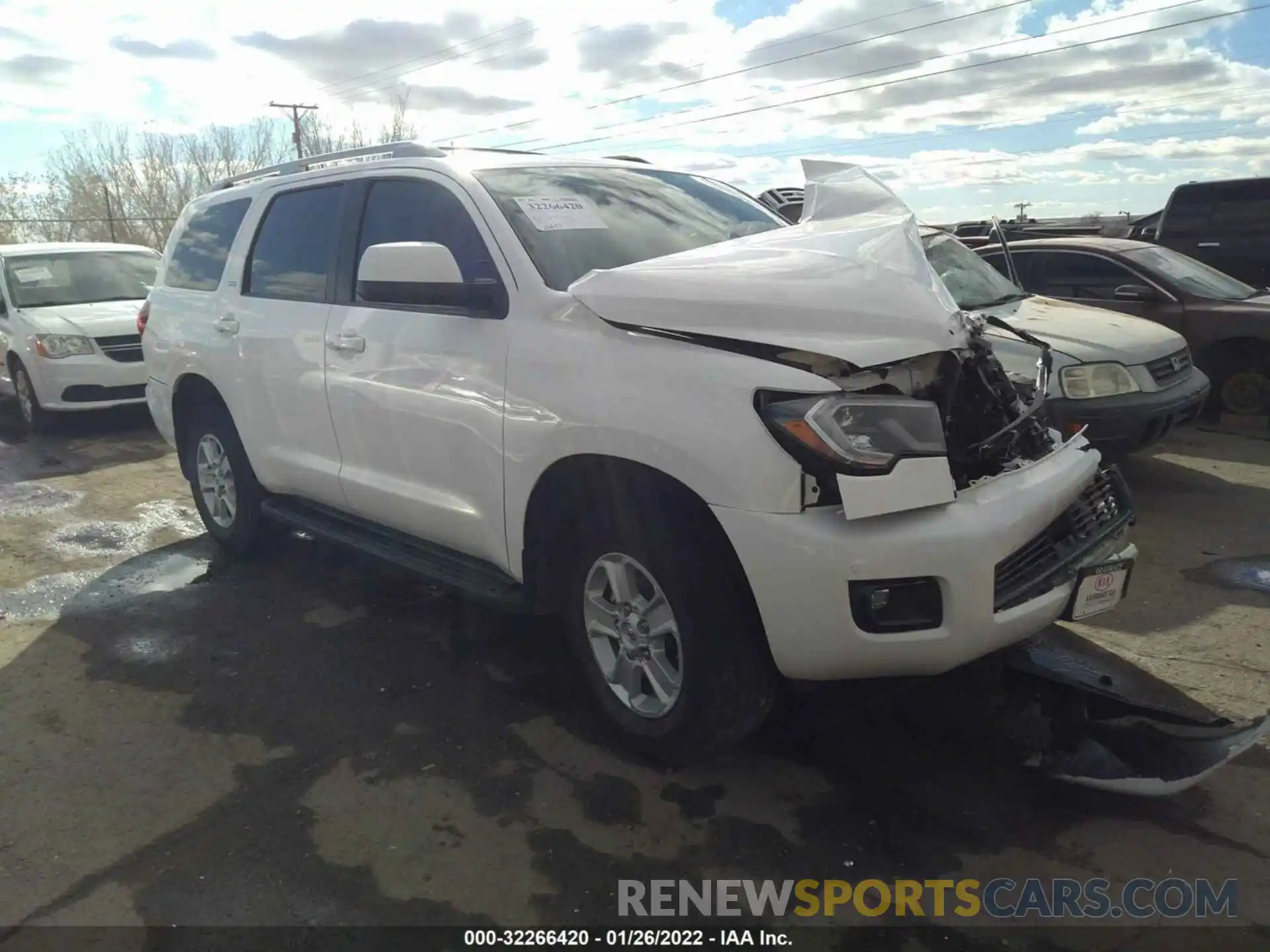 1 Photograph of a damaged car 5TDBY5G12KS168719 TOYOTA SEQUOIA 2019