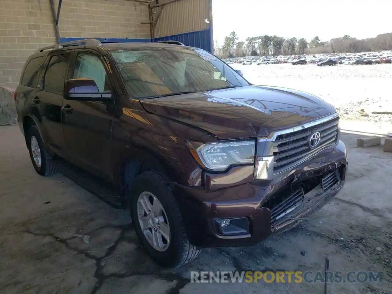 1 Photograph of a damaged car 5TDBY5G16KS168156 TOYOTA SEQUOIA 2019