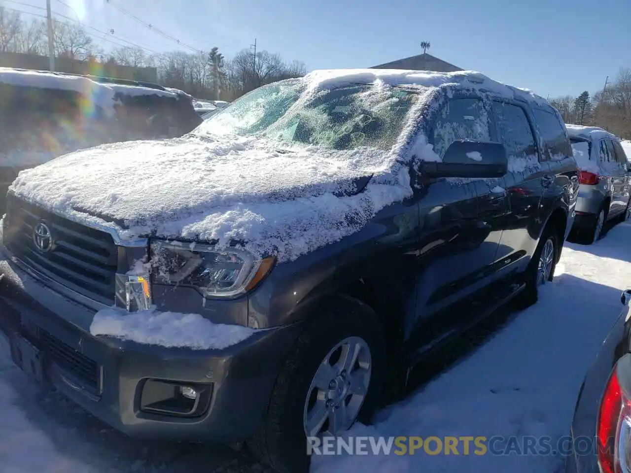 2 Photograph of a damaged car 5TDBY5G16KS169663 TOYOTA SEQUOIA 2019