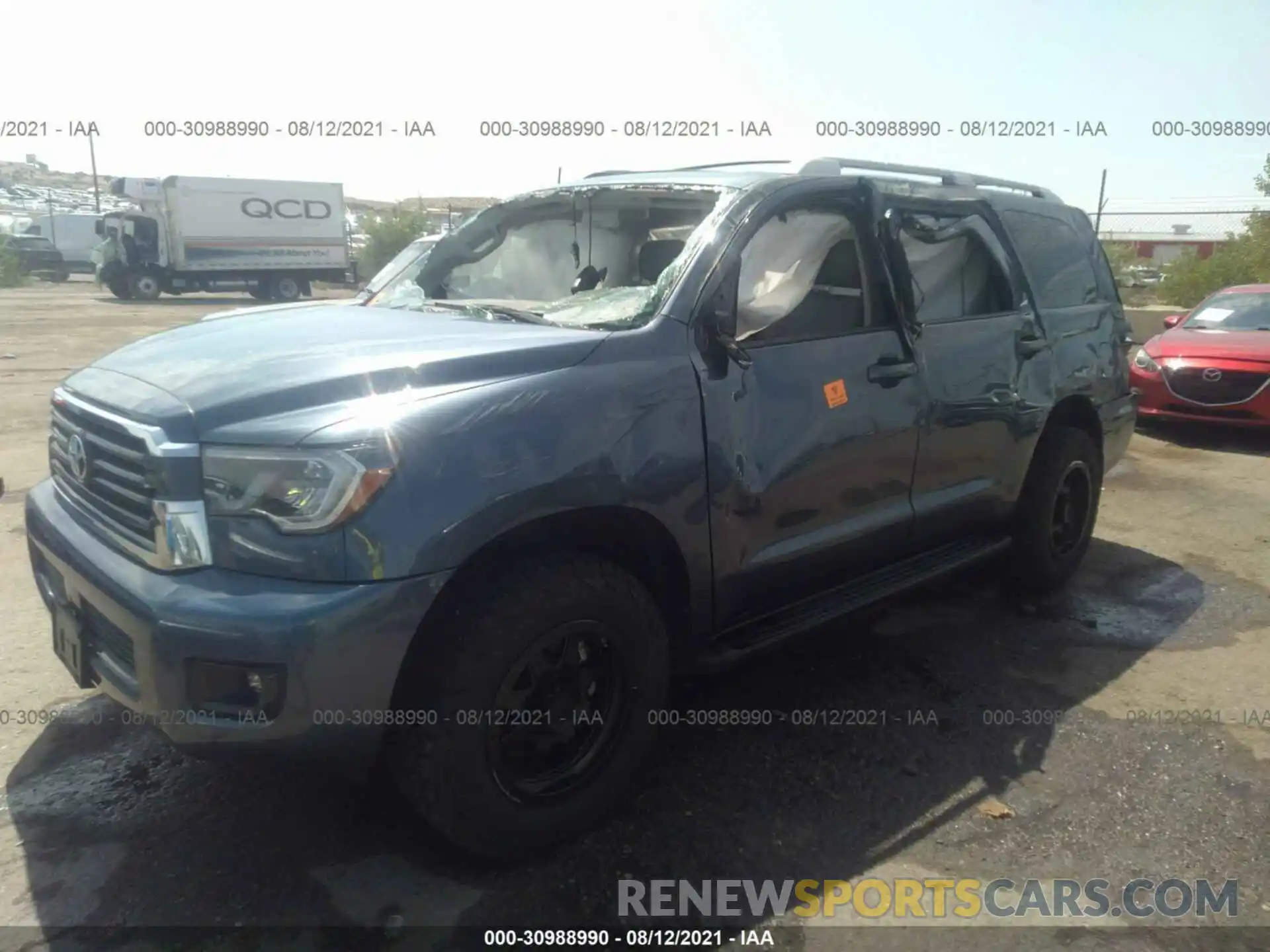 2 Photograph of a damaged car 5TDBY5G16KS171090 TOYOTA SEQUOIA 2019