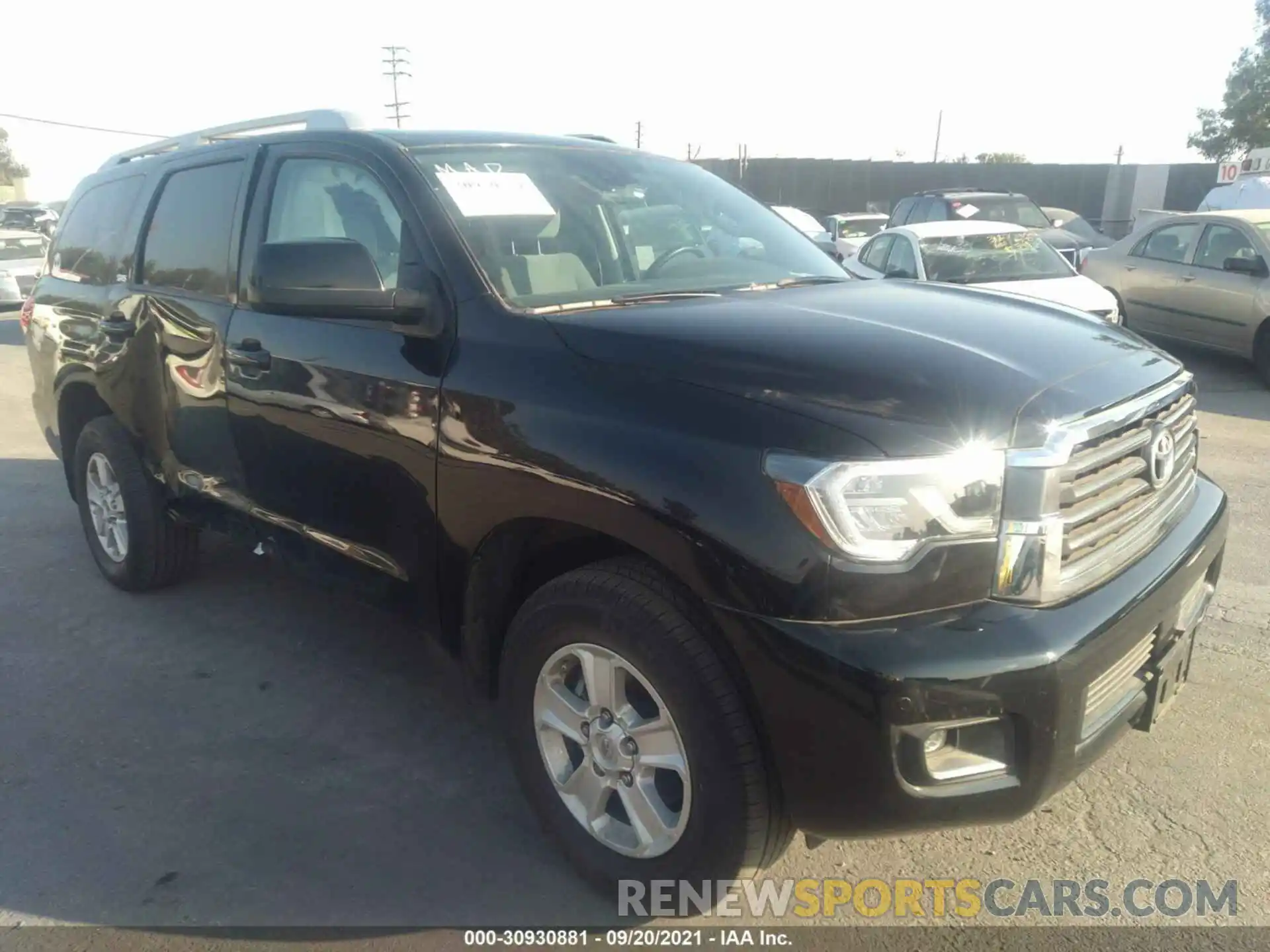 1 Photograph of a damaged car 5TDBY5G16KS174281 TOYOTA SEQUOIA 2019