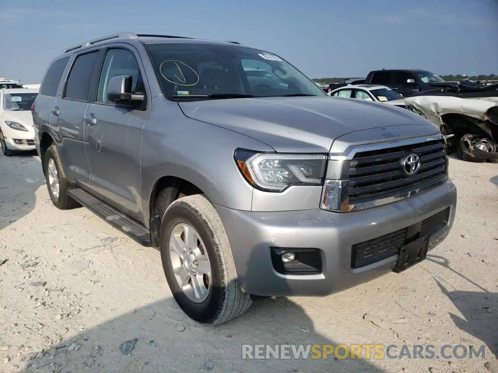 1 Photograph of a damaged car 5TDBY5G17KS170515 TOYOTA SEQUOIA 2019