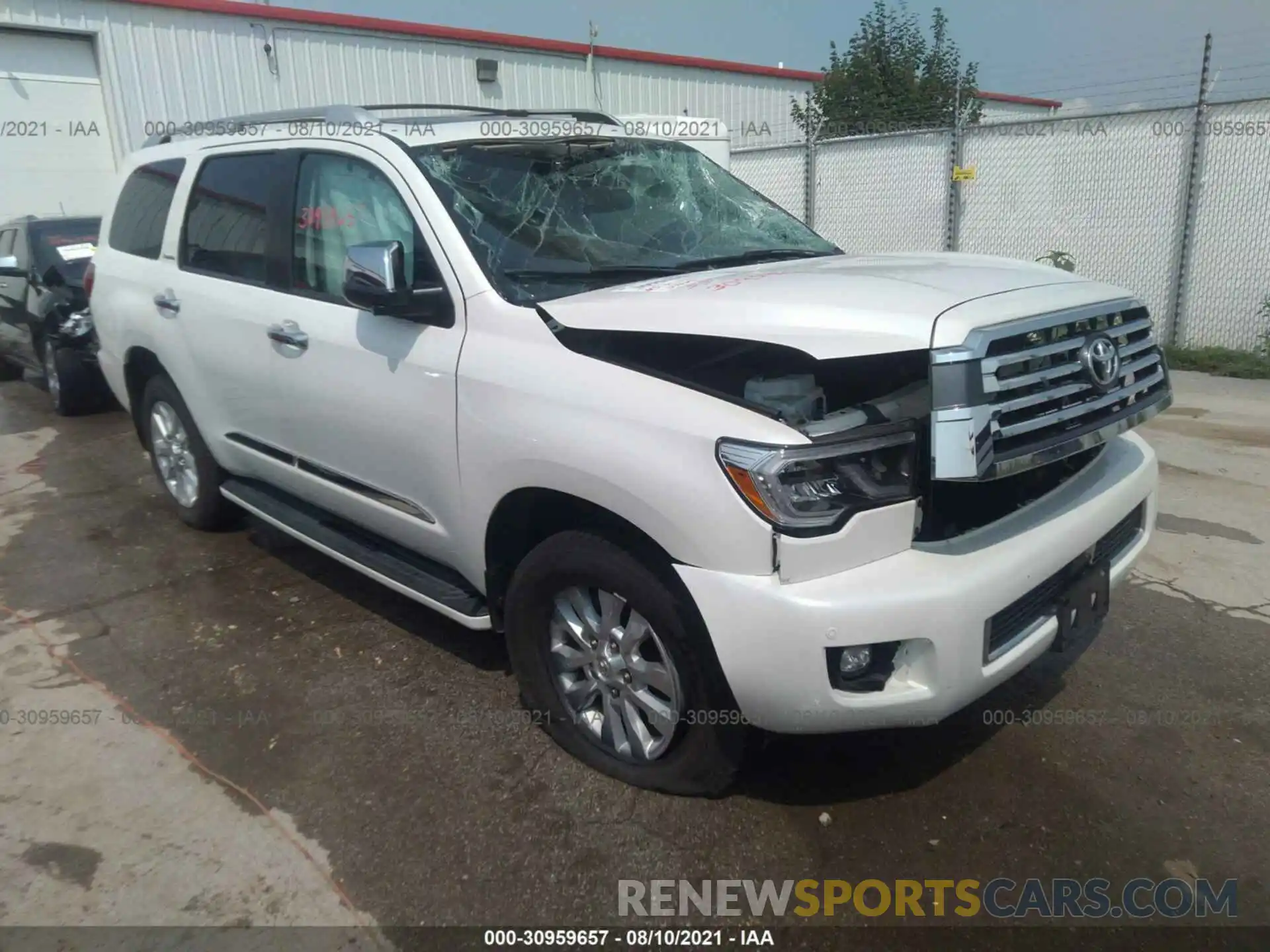 1 Photograph of a damaged car 5TDDY5G11KS165402 TOYOTA SEQUOIA 2019