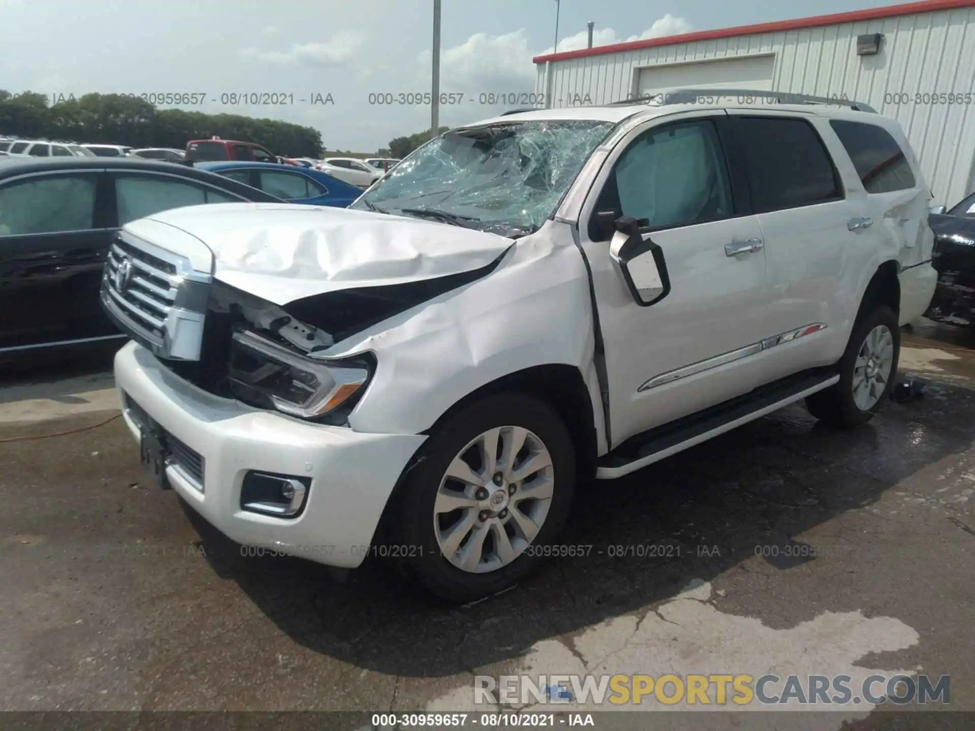 2 Photograph of a damaged car 5TDDY5G11KS165402 TOYOTA SEQUOIA 2019