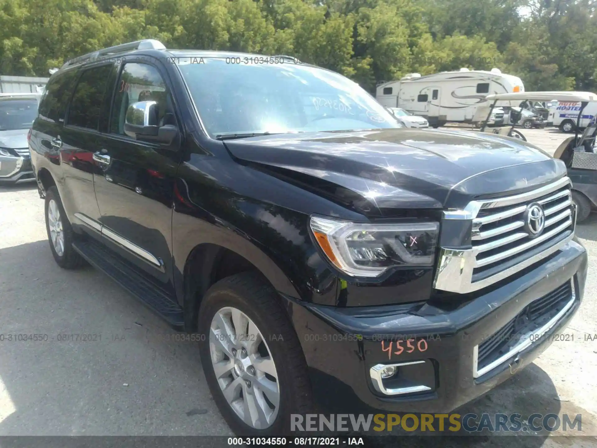 1 Photograph of a damaged car 5TDDY5G11KS172012 TOYOTA SEQUOIA 2019