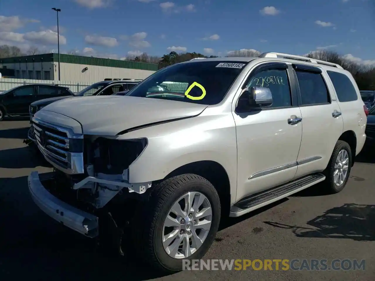 2 Photograph of a damaged car 5TDDY5G12KS174416 TOYOTA SEQUOIA 2019