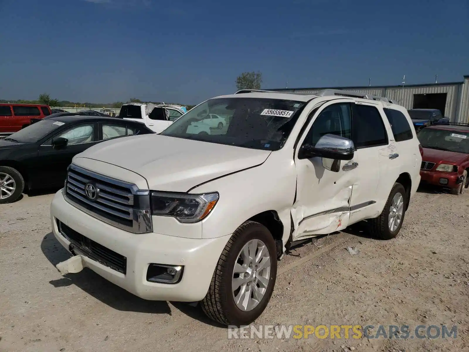 2 Photograph of a damaged car 5TDDY5G17KS168269 TOYOTA SEQUOIA 2019