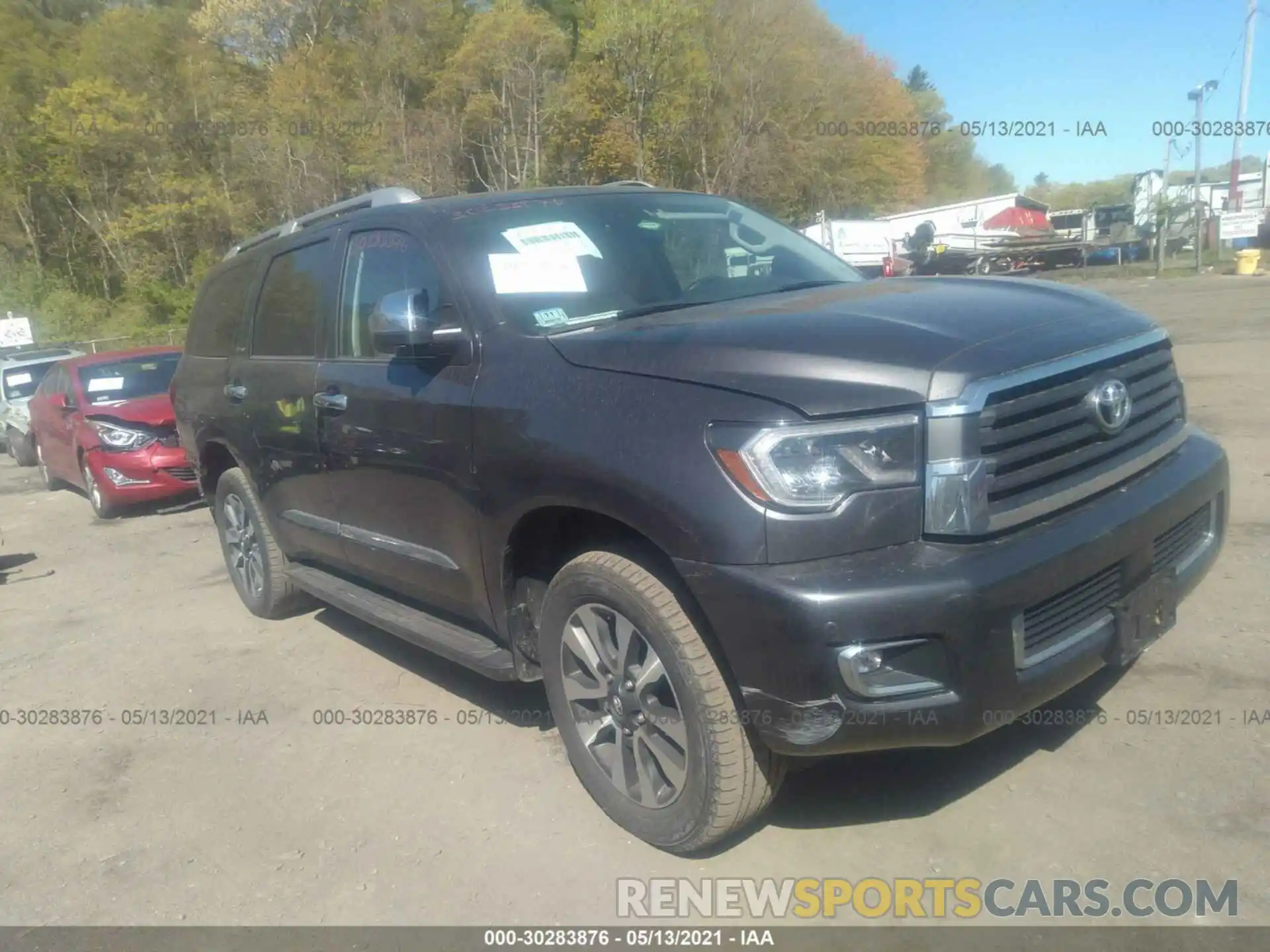 1 Photograph of a damaged car 5TDJY5G10KS171114 TOYOTA SEQUOIA 2019