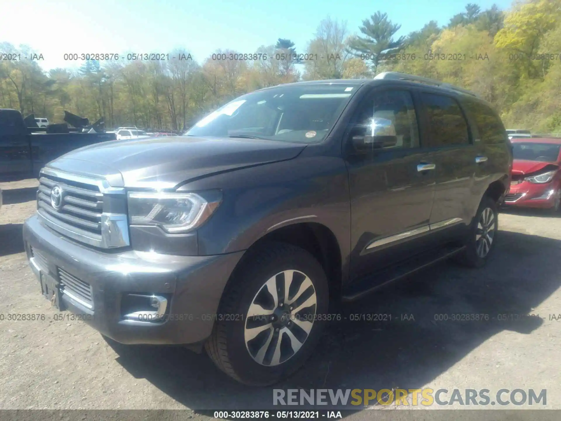 2 Photograph of a damaged car 5TDJY5G10KS171114 TOYOTA SEQUOIA 2019