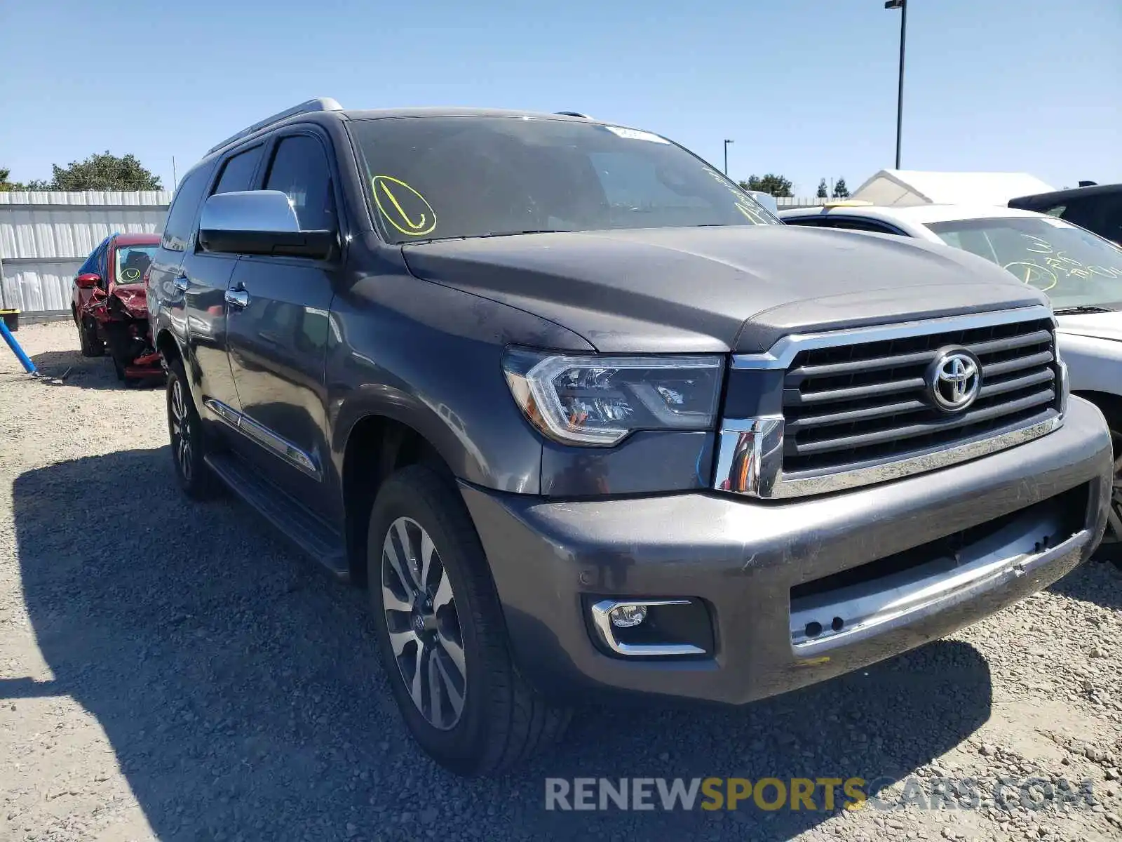 1 Photograph of a damaged car 5TDJY5G11KS167069 TOYOTA SEQUOIA 2019