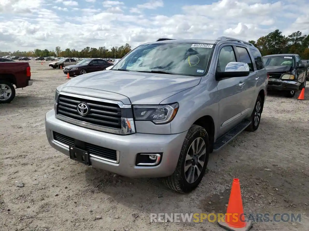 2 Photograph of a damaged car 5TDJY5G13KS171091 TOYOTA SEQUOIA 2019