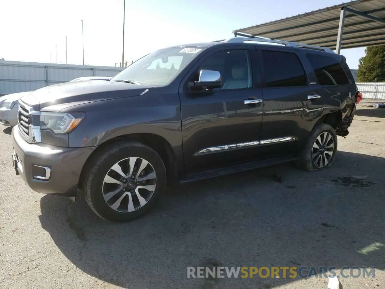 1 Photograph of a damaged car 5TDJY5G15KS170184 TOYOTA SEQUOIA 2019