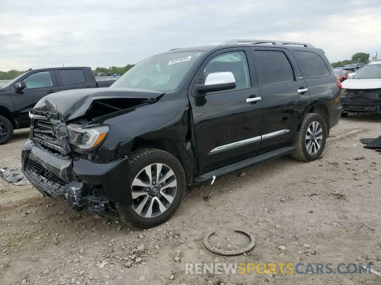 1 Photograph of a damaged car 5TDJY5G18KS170888 TOYOTA SEQUOIA 2019