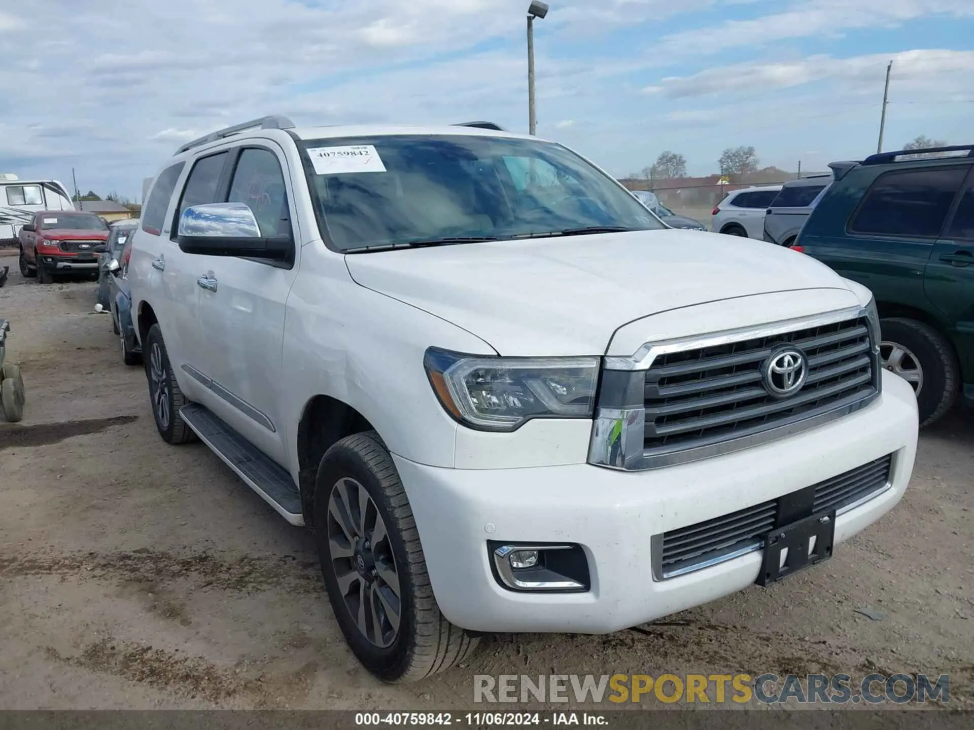 1 Photograph of a damaged car 5TDJY5G1XKS166440 TOYOTA SEQUOIA 2019