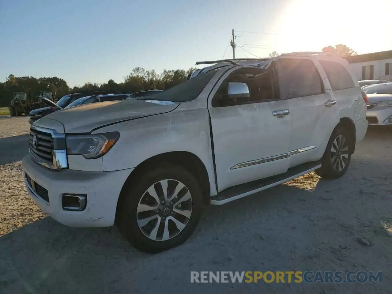 1 Photograph of a damaged car 5TDKY5G10KS072992 TOYOTA SEQUOIA 2019