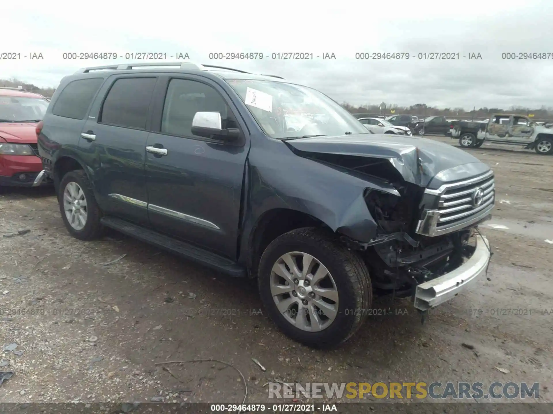 1 Photograph of a damaged car 5TDYY5G16KS072456 TOYOTA SEQUOIA 2019