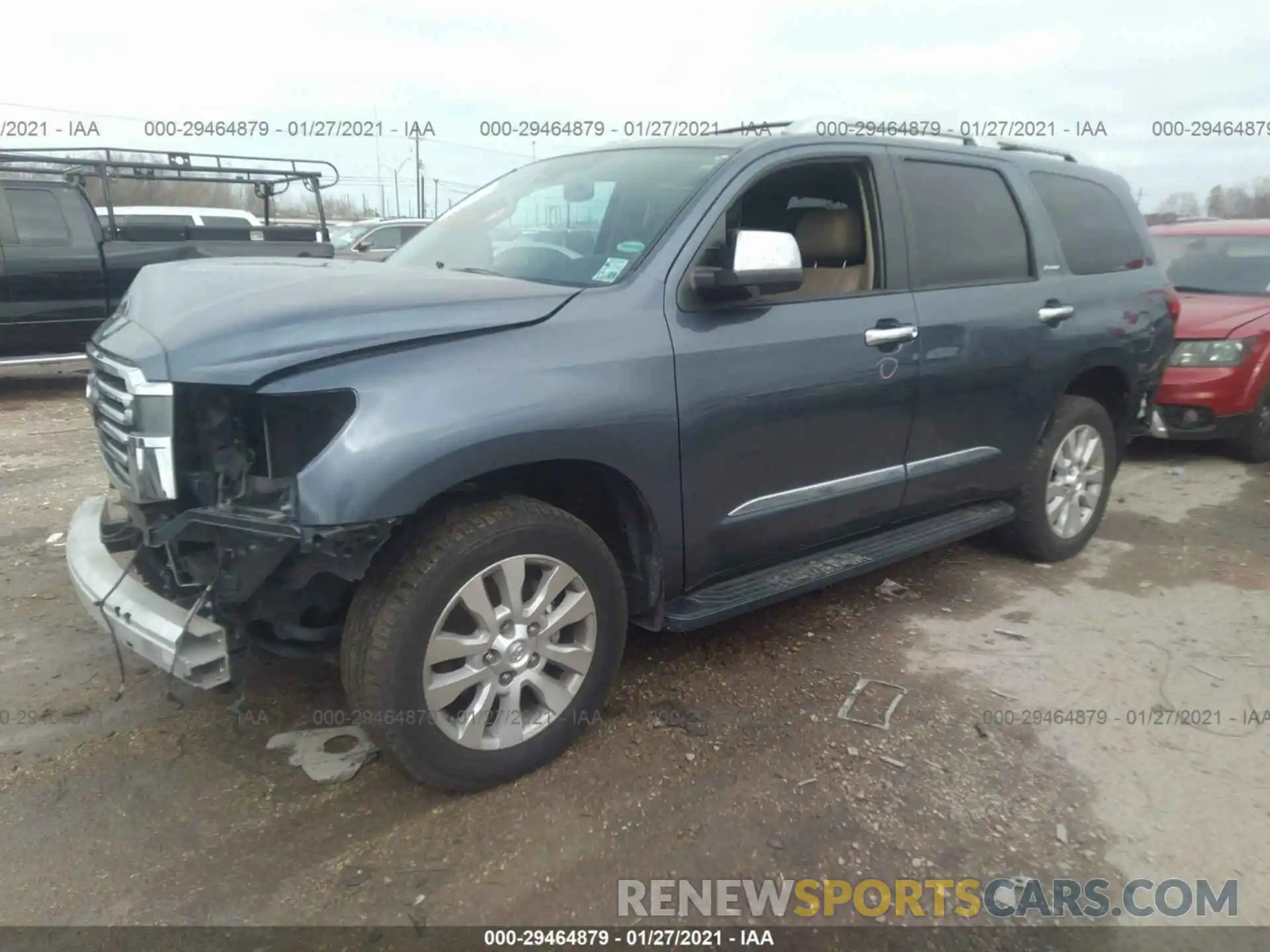 2 Photograph of a damaged car 5TDYY5G16KS072456 TOYOTA SEQUOIA 2019