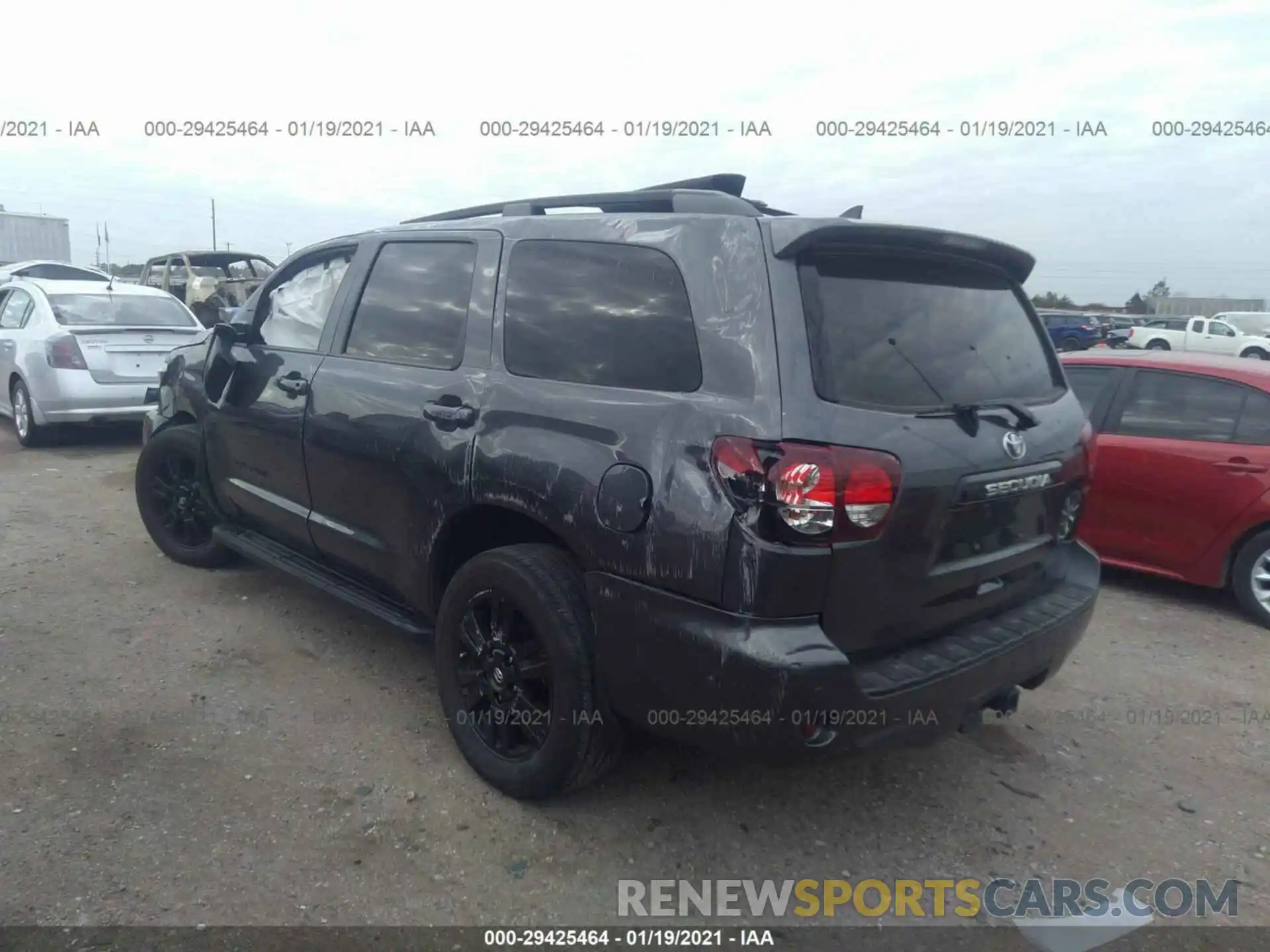 3 Photograph of a damaged car 5TDZY5G16KS072879 TOYOTA SEQUOIA 2019