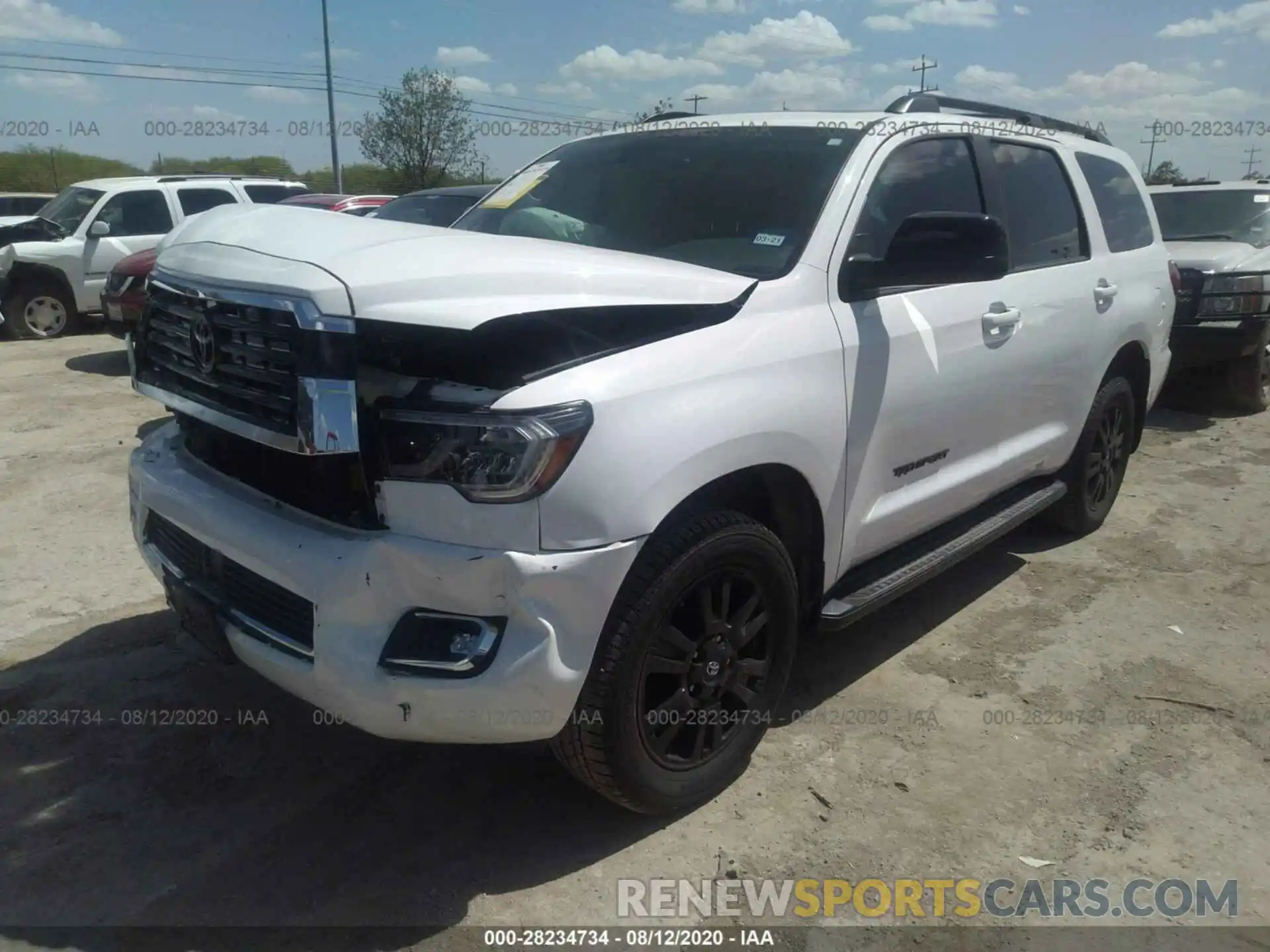 2 Photograph of a damaged car 5TDZY5G16KS072932 TOYOTA SEQUOIA 2019