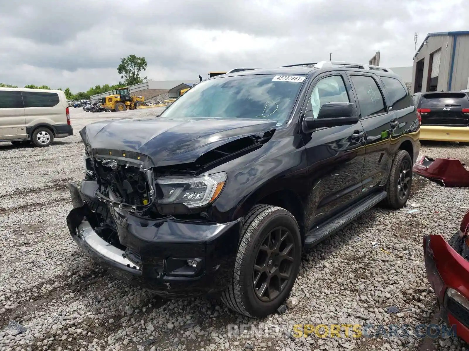 2 Photograph of a damaged car 5TDZY5G18KS072219 TOYOTA SEQUOIA 2019