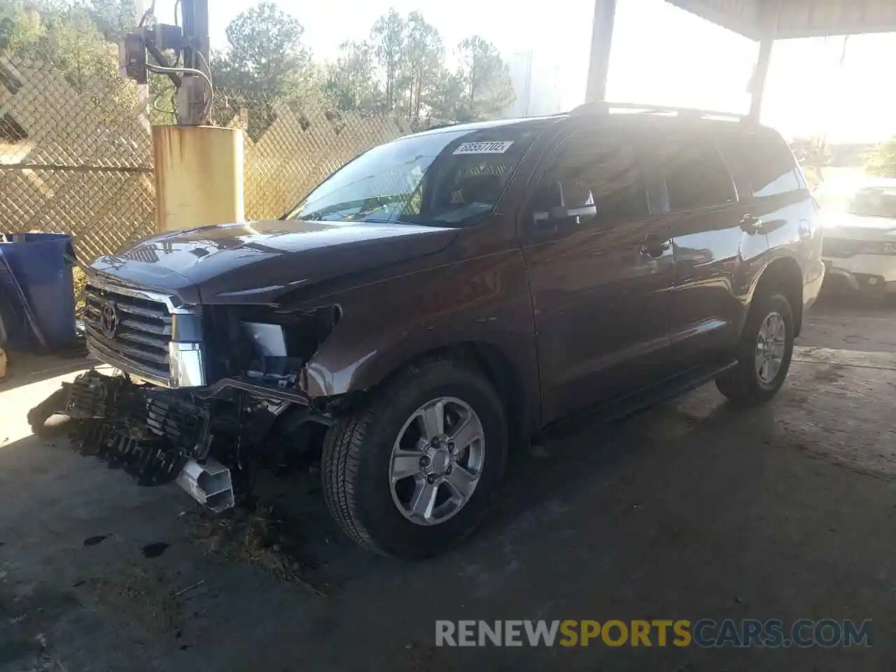 1 Photograph of a damaged car 5TDZY5G18KS072656 TOYOTA SEQUOIA 2019