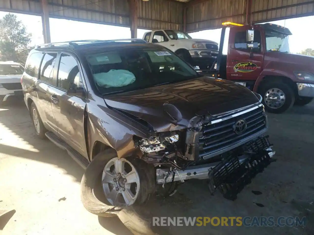 4 Photograph of a damaged car 5TDZY5G18KS072656 TOYOTA SEQUOIA 2019