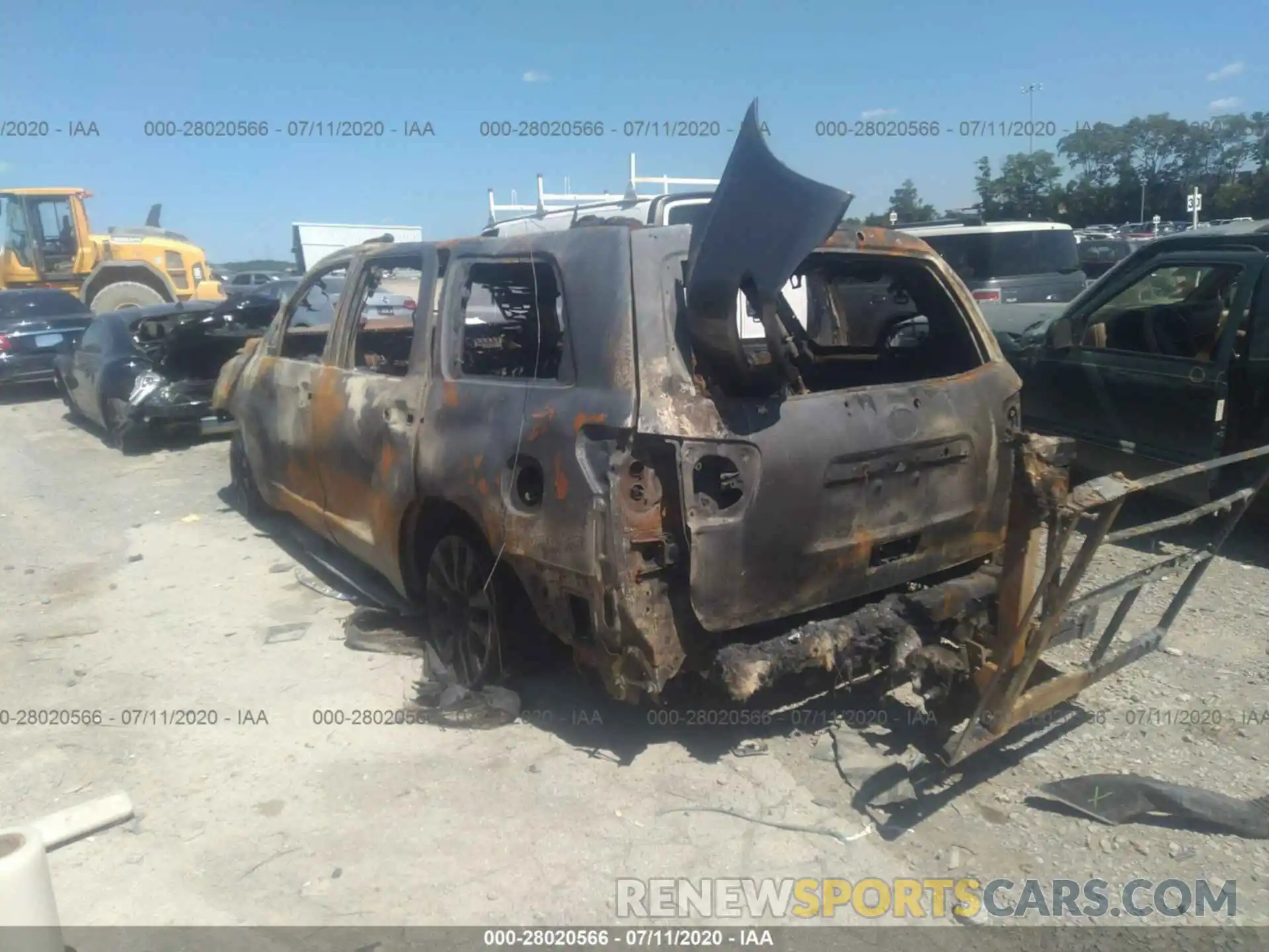 3 Photograph of a damaged car 5TDJY5G16LS175489 TOYOTA SEQUOIA 2020