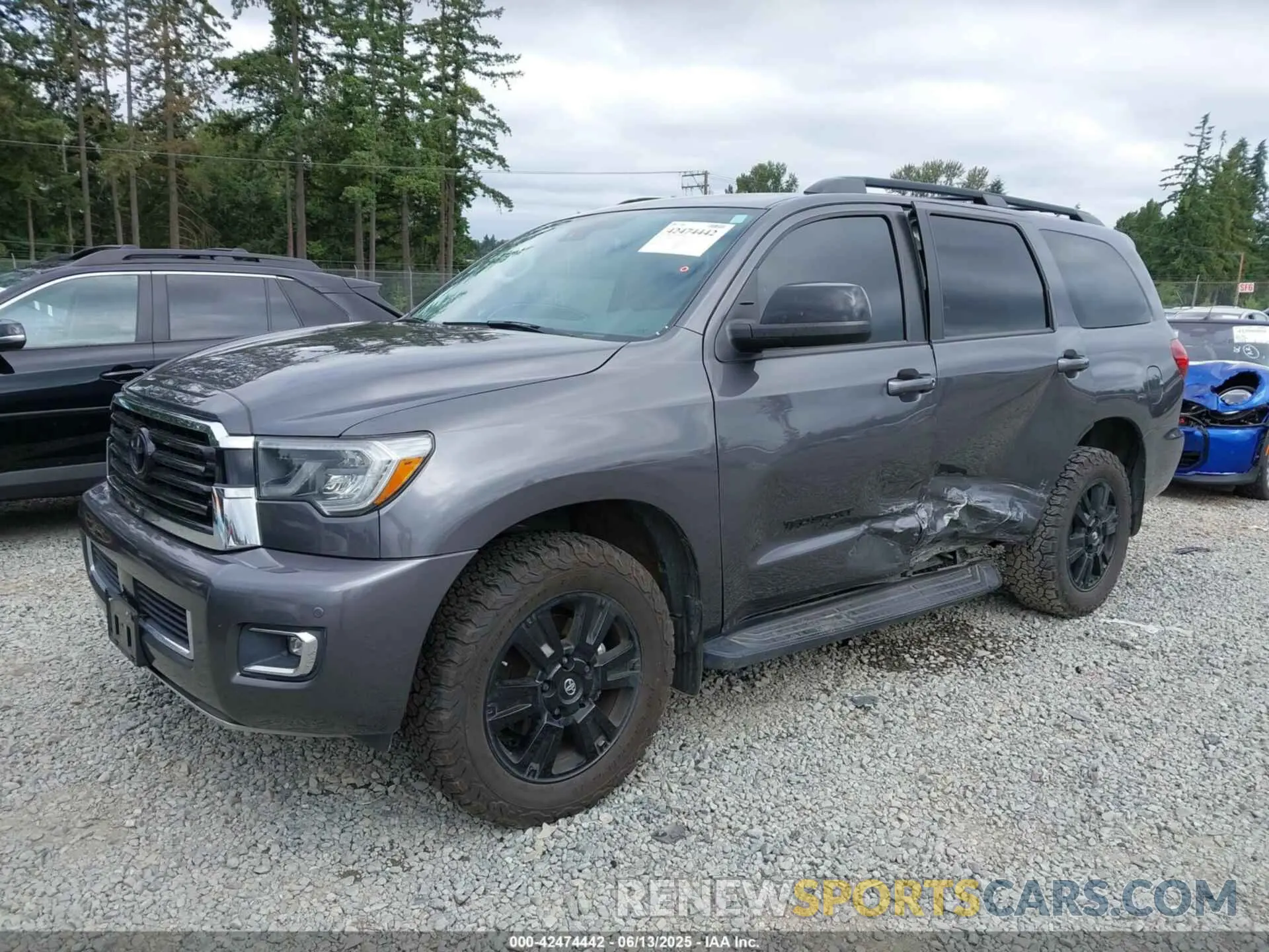 2 Photograph of a damaged car 5TDCY5B11MS182870 TOYOTA SEQUOIA 2021