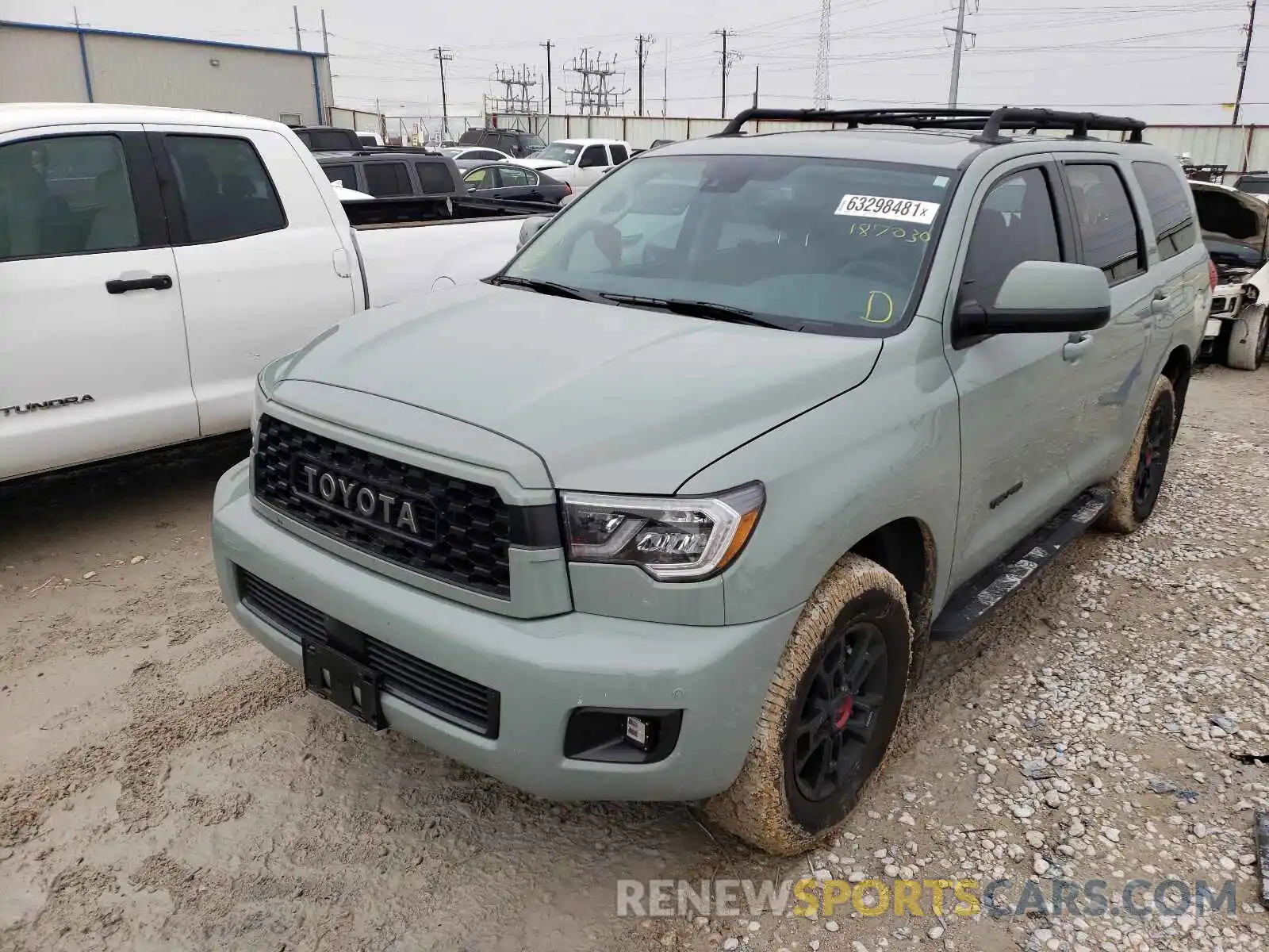 2 Photograph of a damaged car 5TDEY5B13MS187030 TOYOTA SEQUOIA 2021