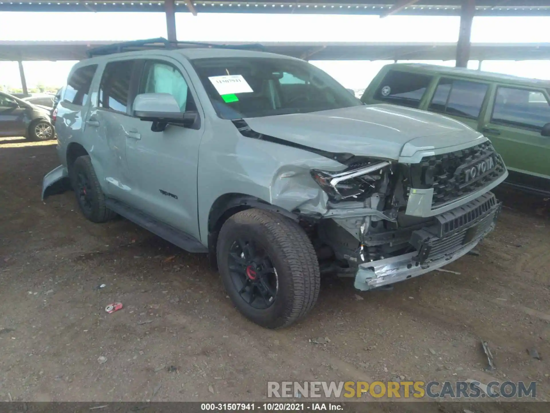 1 Photograph of a damaged car 5TDEY5B19MS183662 TOYOTA SEQUOIA 2021