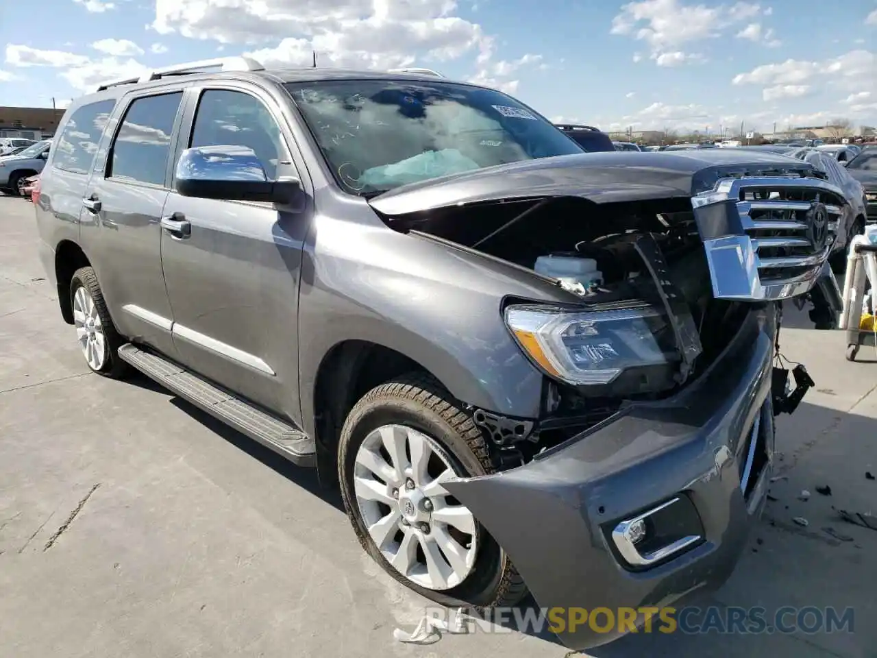 1 Photograph of a damaged car 5TDGY5A14MS075623 TOYOTA SEQUOIA 2021