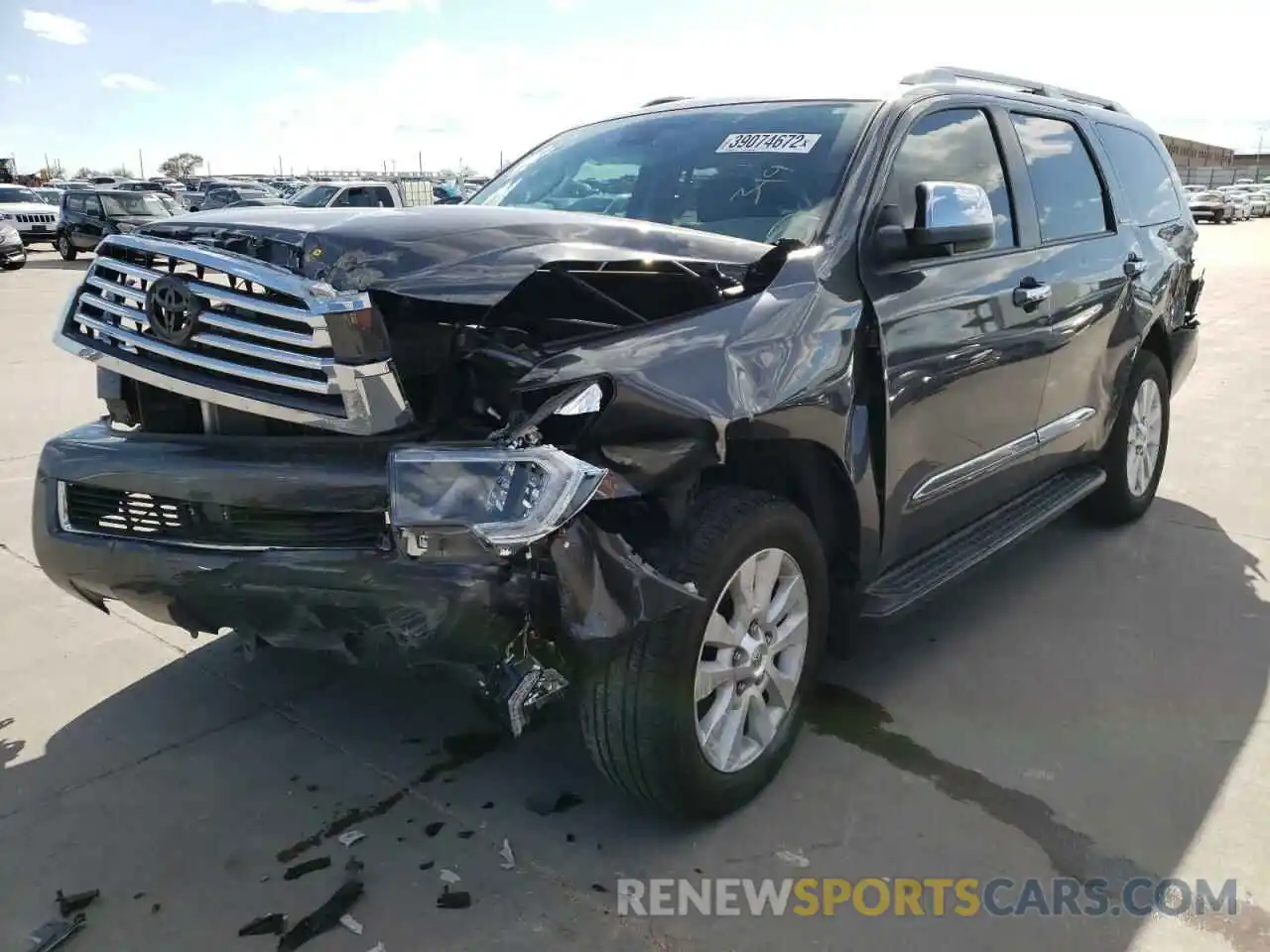 2 Photograph of a damaged car 5TDGY5A14MS075623 TOYOTA SEQUOIA 2021