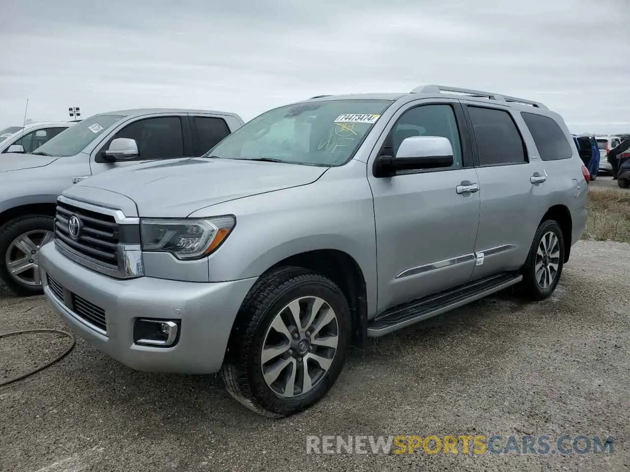 1 Photograph of a damaged car 5TDFY5A18NS076805 TOYOTA SEQUOIA 2022