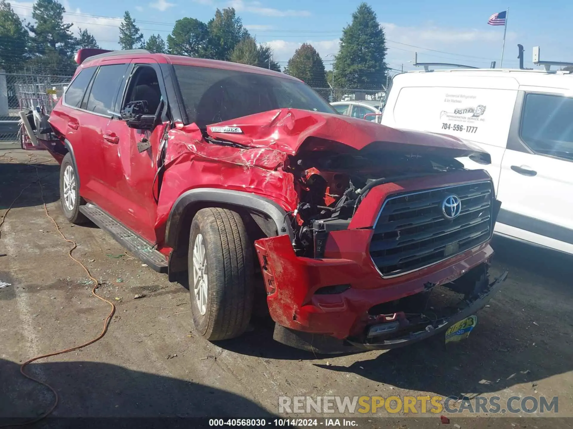 1 Photograph of a damaged car 7SVAAABA4PX010308 TOYOTA SEQUOIA 2023