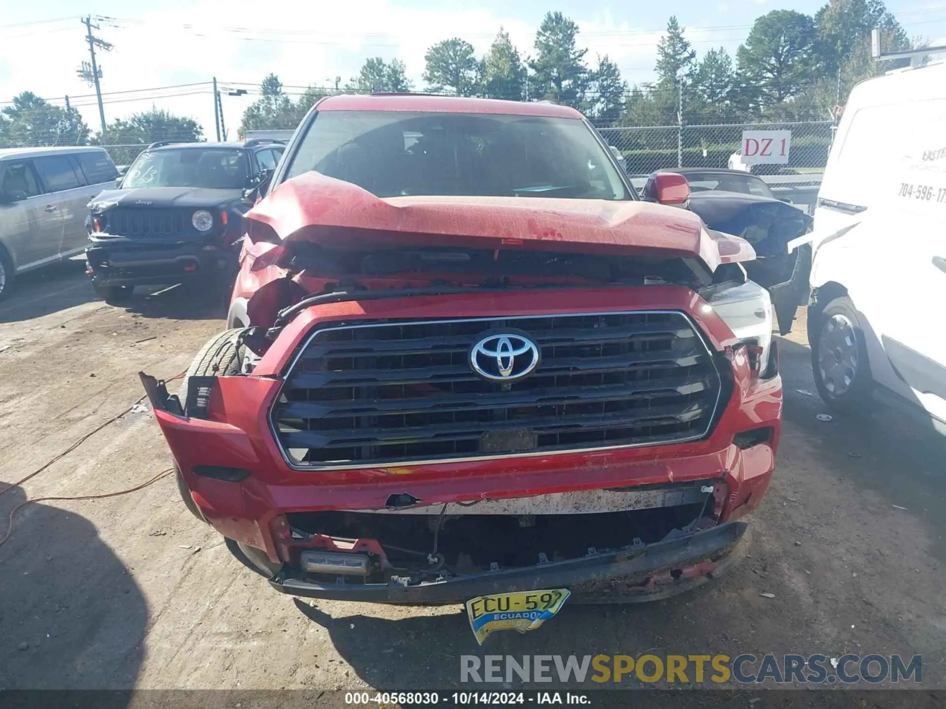 12 Photograph of a damaged car 7SVAAABA4PX010308 TOYOTA SEQUOIA 2023
