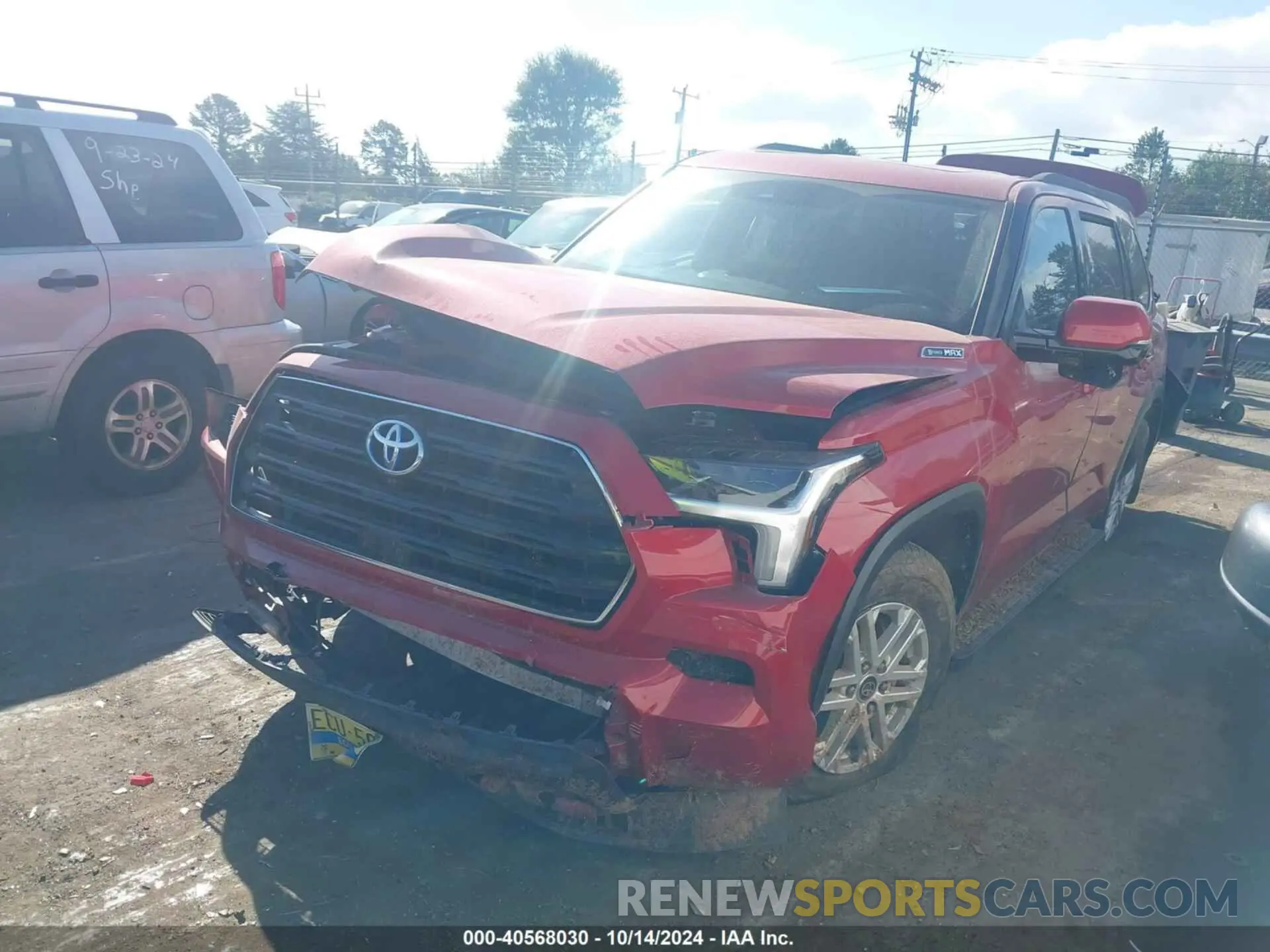 2 Photograph of a damaged car 7SVAAABA4PX010308 TOYOTA SEQUOIA 2023