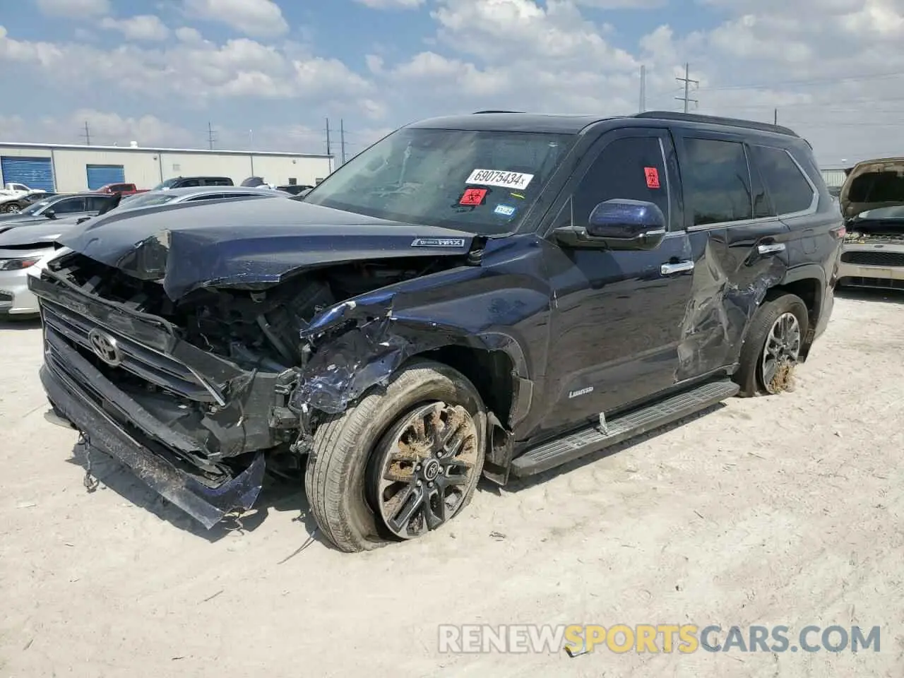 1 Photograph of a damaged car 7SVAAABA8PX003412 TOYOTA SEQUOIA 2023