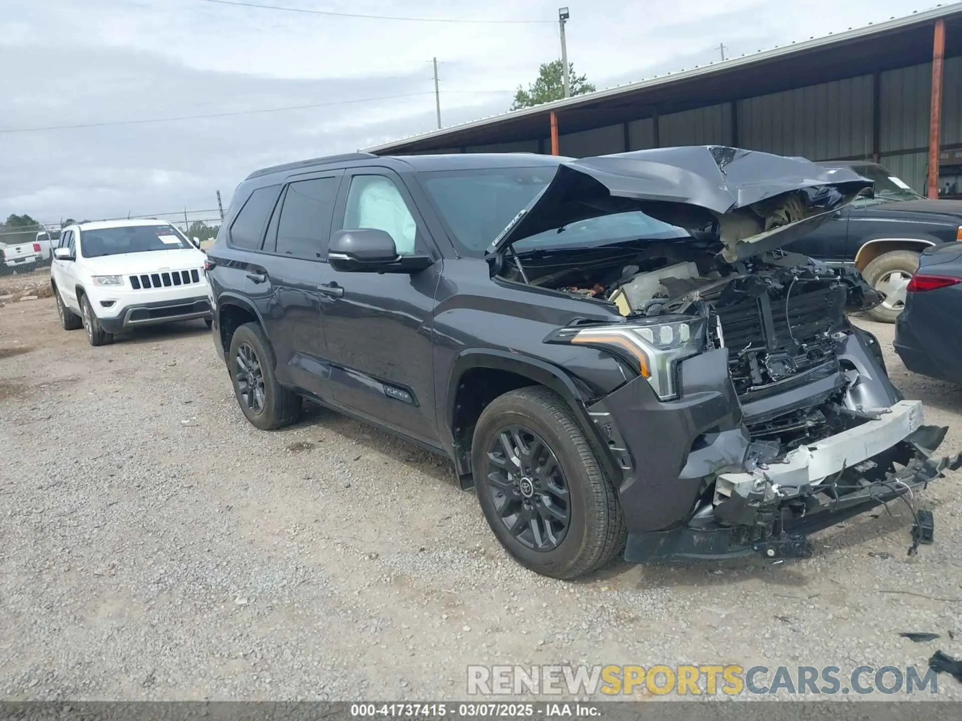 1 Photograph of a damaged car 7SVAAABA3RX023991 TOYOTA SEQUOIA 2024