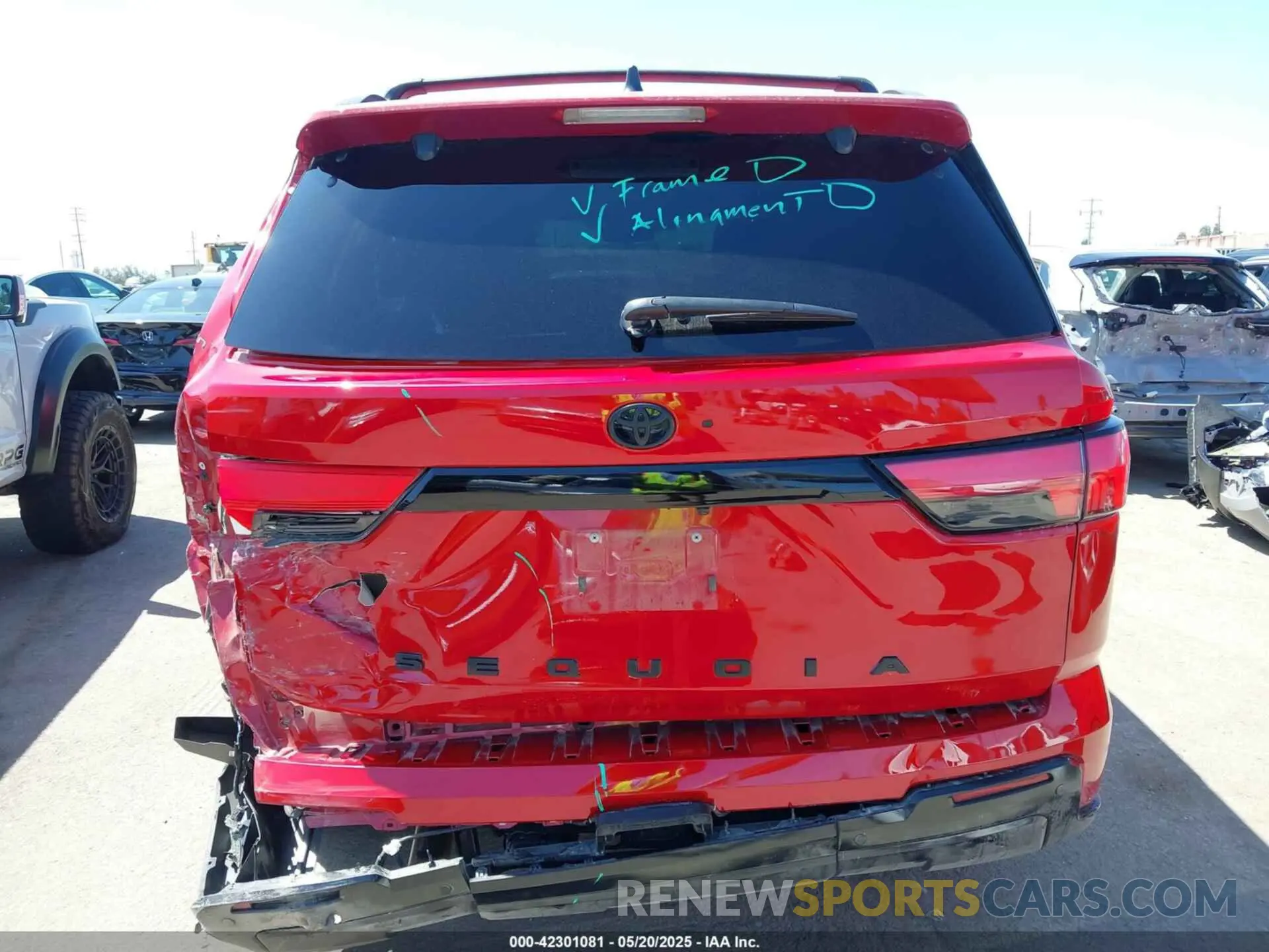 16 Photograph of a damaged car 7SVAAABA3RX044856 TOYOTA SEQUOIA 2024