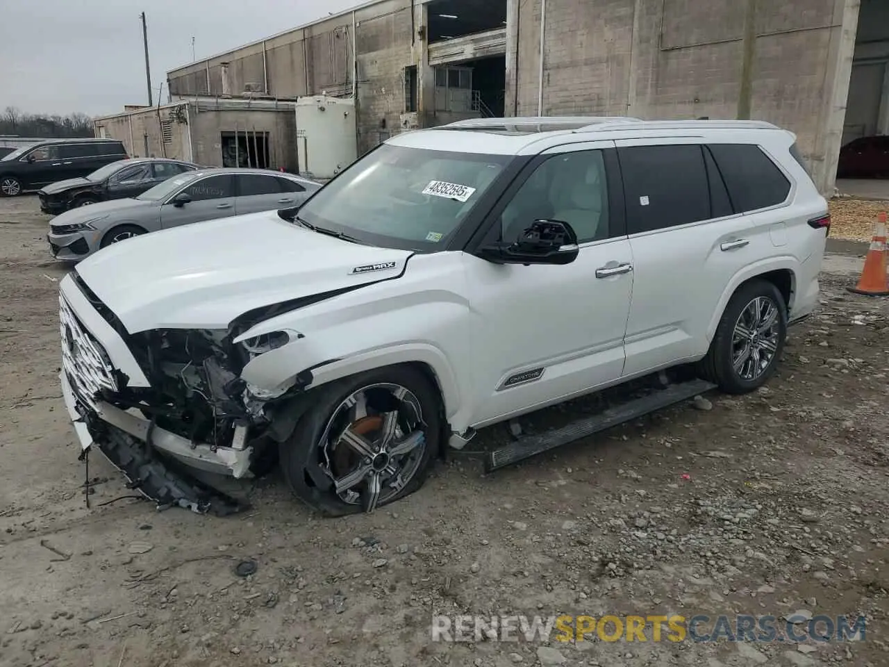 1 Photograph of a damaged car 7SVAAABAXRX042733 TOYOTA SEQUOIA 2024