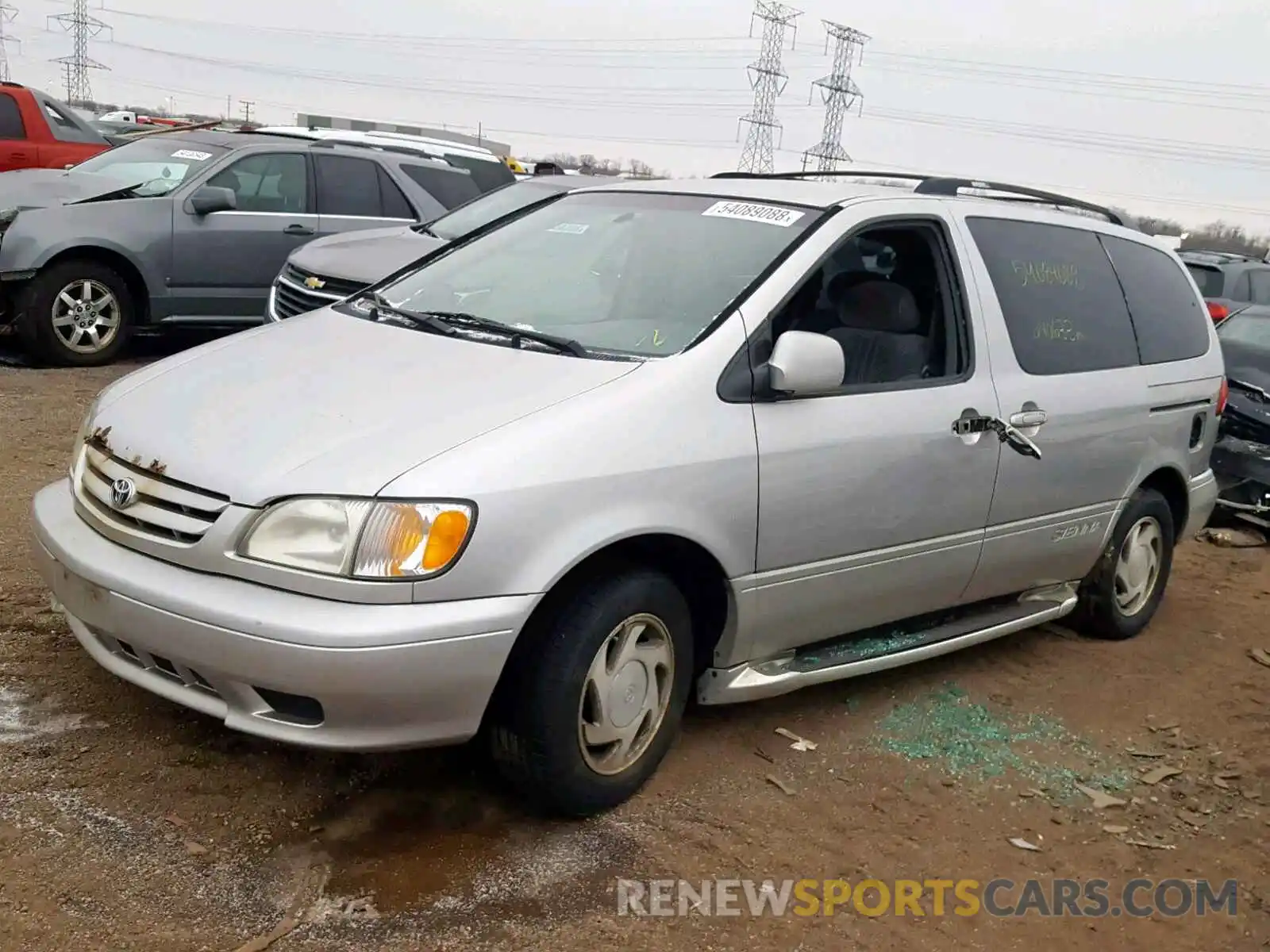 2 Photograph of a damaged car 4T3ZF13C62U484384 TOYOTA SIENNA 2019